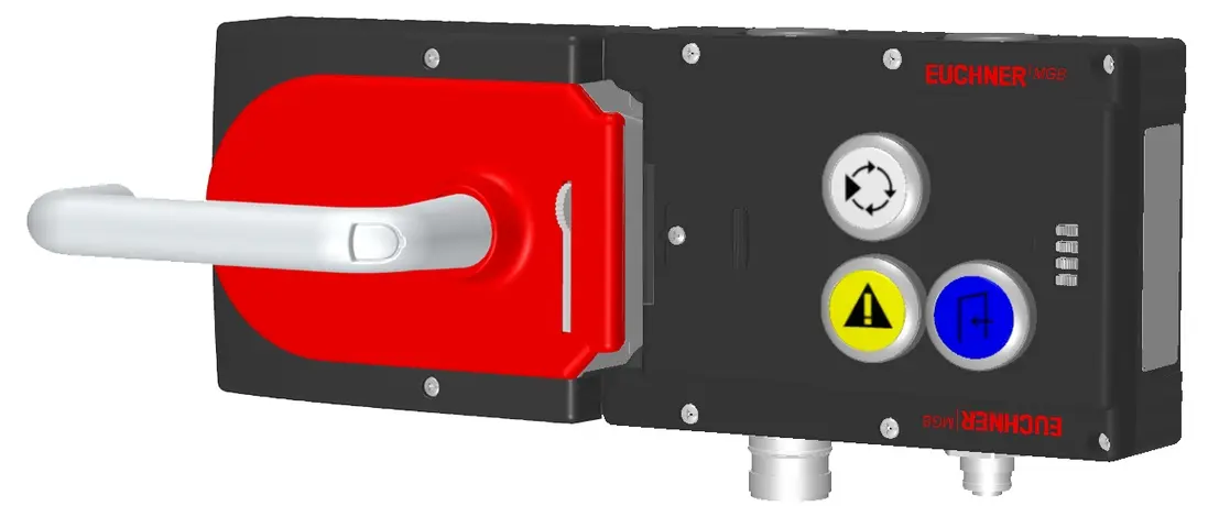 Produktfoto 1 von Euchner MGB-L1H-APA-L-114238, Zuhalteset mit 3 Taster, M12 für Zustimmtaster