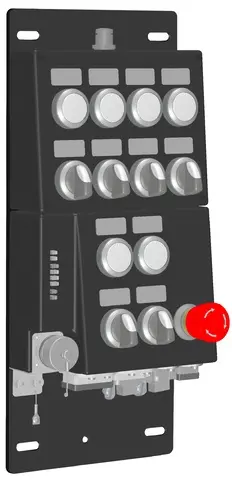 Produktfoto 1 von Euchner MGB-CB-PN-114744, Bedienpult+13 Bedienelementen, Push-Pull Stecker