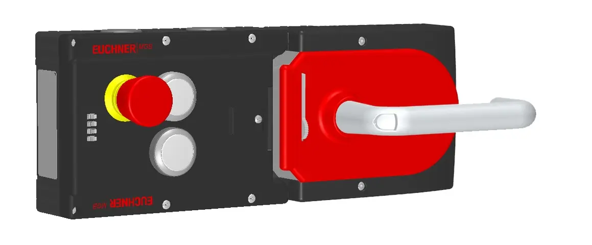 Produktfoto 1 von Euchner MGB-L1H-ARA-R-114785, Zuhalteset mit 2 Taster, Not-Halt