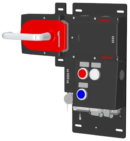 Produktfoto 1 von Euchner MGB-L1HB-PNC-L-115139, Zuhalteset + 3 Bedienelementen, Push-Pull-Stecker