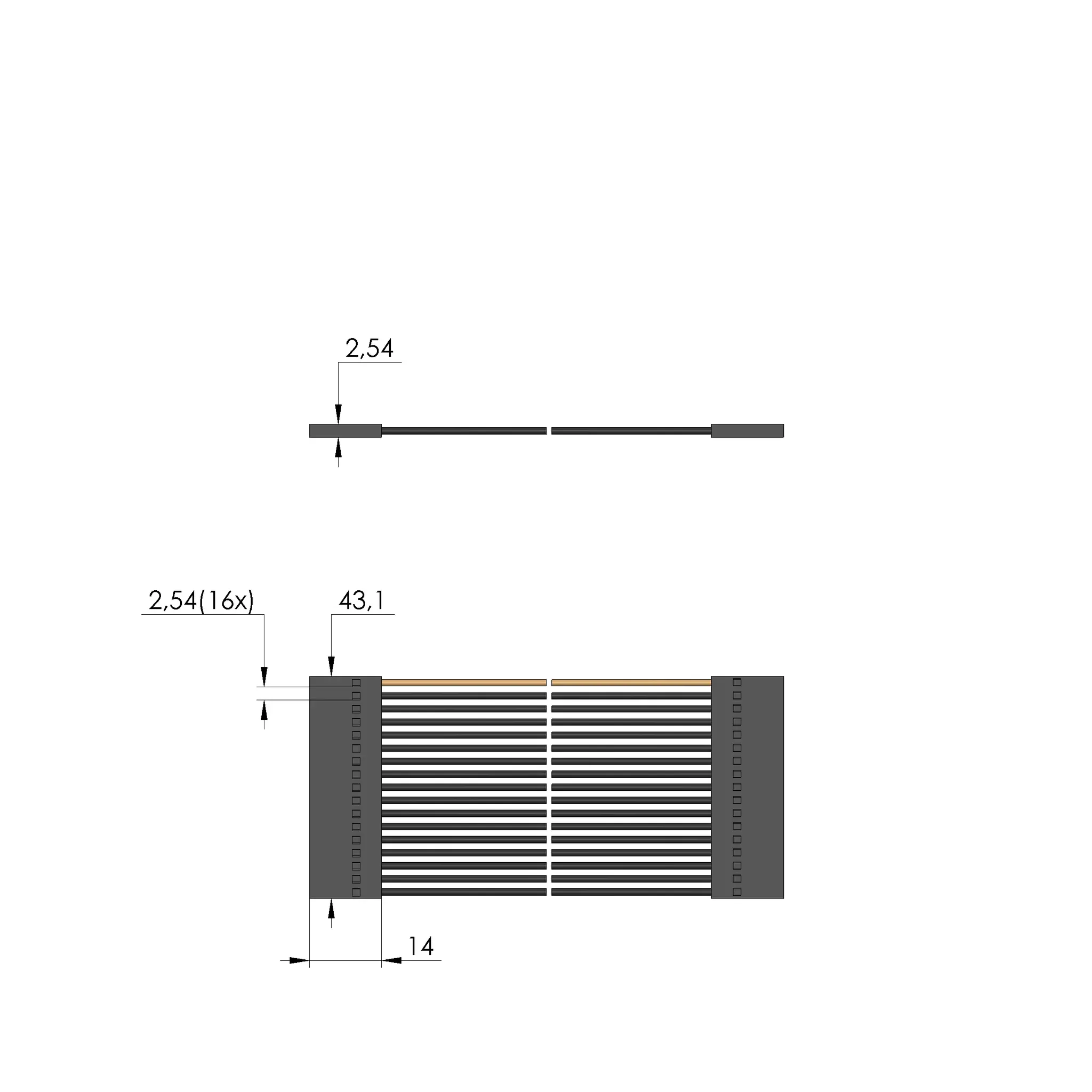 Produktfoto 1 von Ingun ASK-BL17-F-G-0400-BL17-F-G-SW, Anschlusskabel