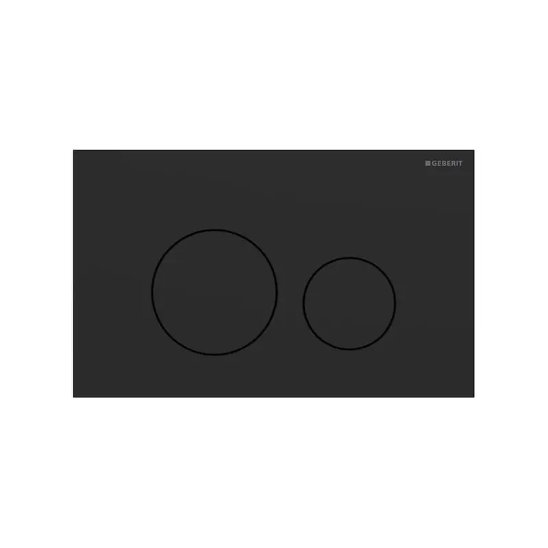 Produktfoto 1 von Geberit 115628141, Sigma40 Betätigungsplatte Round schwarz matt