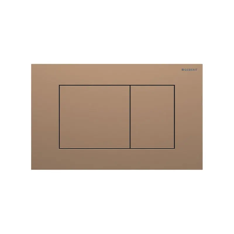 Produktfoto 1 von Geberit 115629QB1, Sigma40 Betätigungsplatte Square rotgold gebürstet