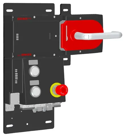 Produktfoto 1 von Euchner MGB-L1HB-PNC-R-115621, Zuhalteset + 3 Bedienelementen, Push-Pull Stecker