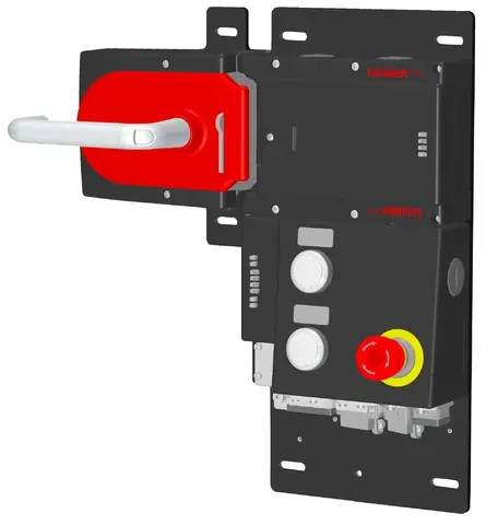 Produktfoto 1 von Euchner MGB-L1HB-PNC-L-115622, Zuhalteset + 3 Bedienelementen, Push-Pull Stecker
