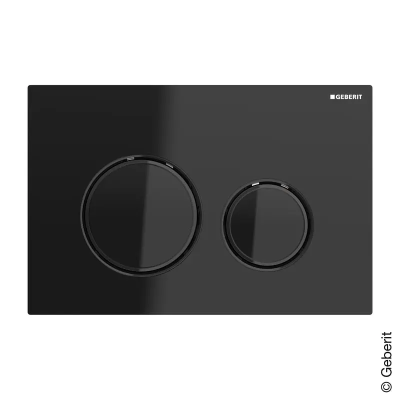 Produktfoto 1 von Geberit 115651SJ1, Sigma50 Betätigungsplatte Round schwarz