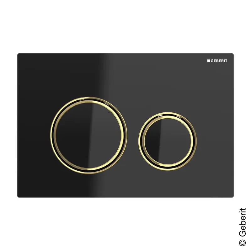 Produktfoto 1 von Geberit 115652SJ1, Sigma50 Betätigungsplatte Round schwarz