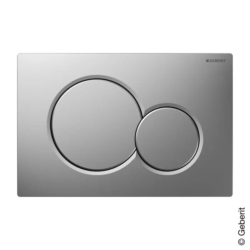 Produktfoto 1 von Geberit 115770JQ5, Sigma01 Betätigungsplatte Round chrom matt