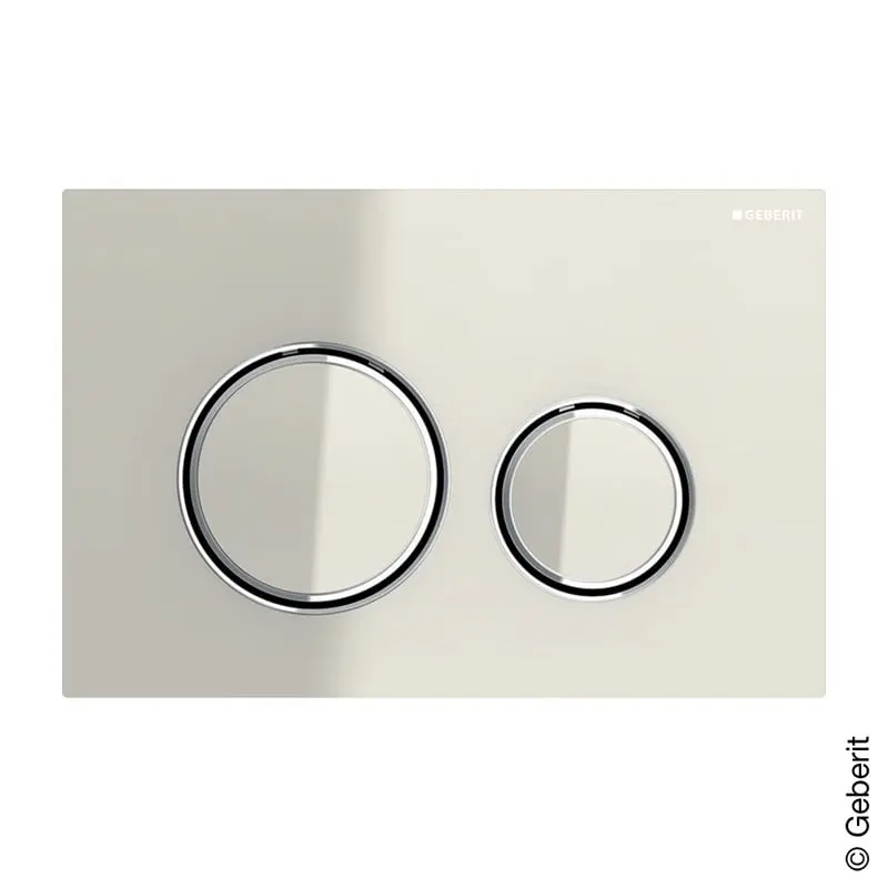 Produktfoto 1 von Geberit 115884JL1, Sigma50 Betätigungsplatte Round sandgrau