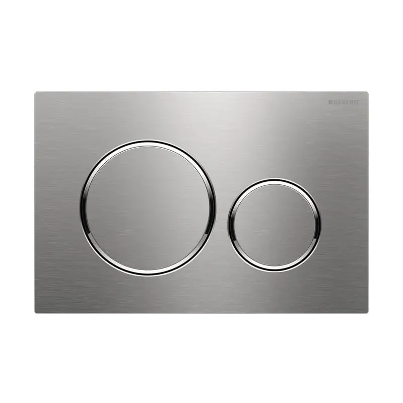 Produktfoto 1 von Geberit 115882SN1, Sigma20 Betätigungsplatte Round edelstahl gebürstet