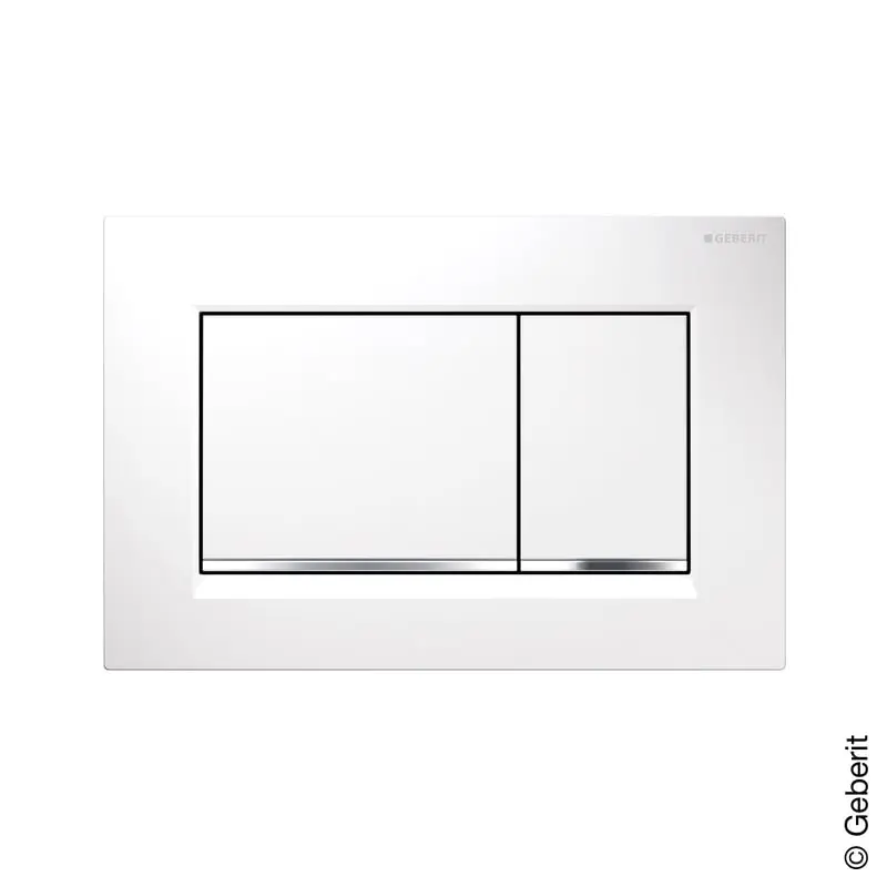 Produktfoto 1 von Geberit 115883KJ1, Sigma20 Betätigungsplatte Square weiß