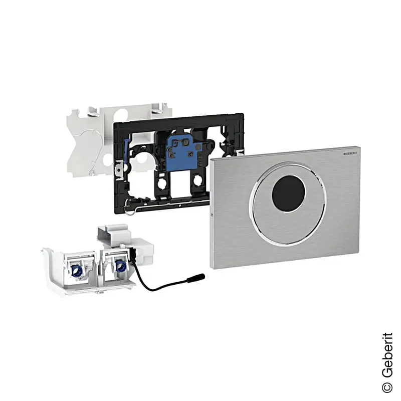 Produktfoto 1 von Geberit 115890SN6, Sigma10 Betätigungsplatte Ro& netzbetrieben