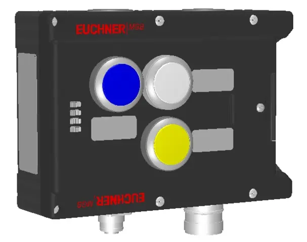 Produktfoto 1 von Euchner MGB-L1-APA-AH9A1-S5-R-116427, Zuhaltemodul+3 Taster+Beschriftungsträger