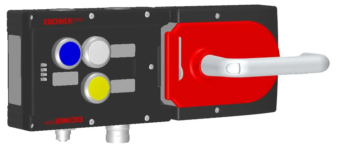 Produktfoto 1 von Euchner MGB-L1H-APA-R-116428, Zuhalteset+3 Taster+Beschriftungsträger