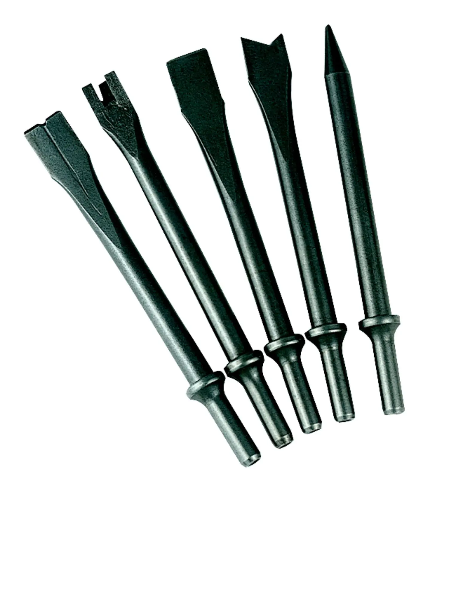 Produktfoto 1 von Ingersoll 116H-K5, Rand Meissel-Set 116H-K5 f. Drucklufthammer m. R&schaft 5tlg