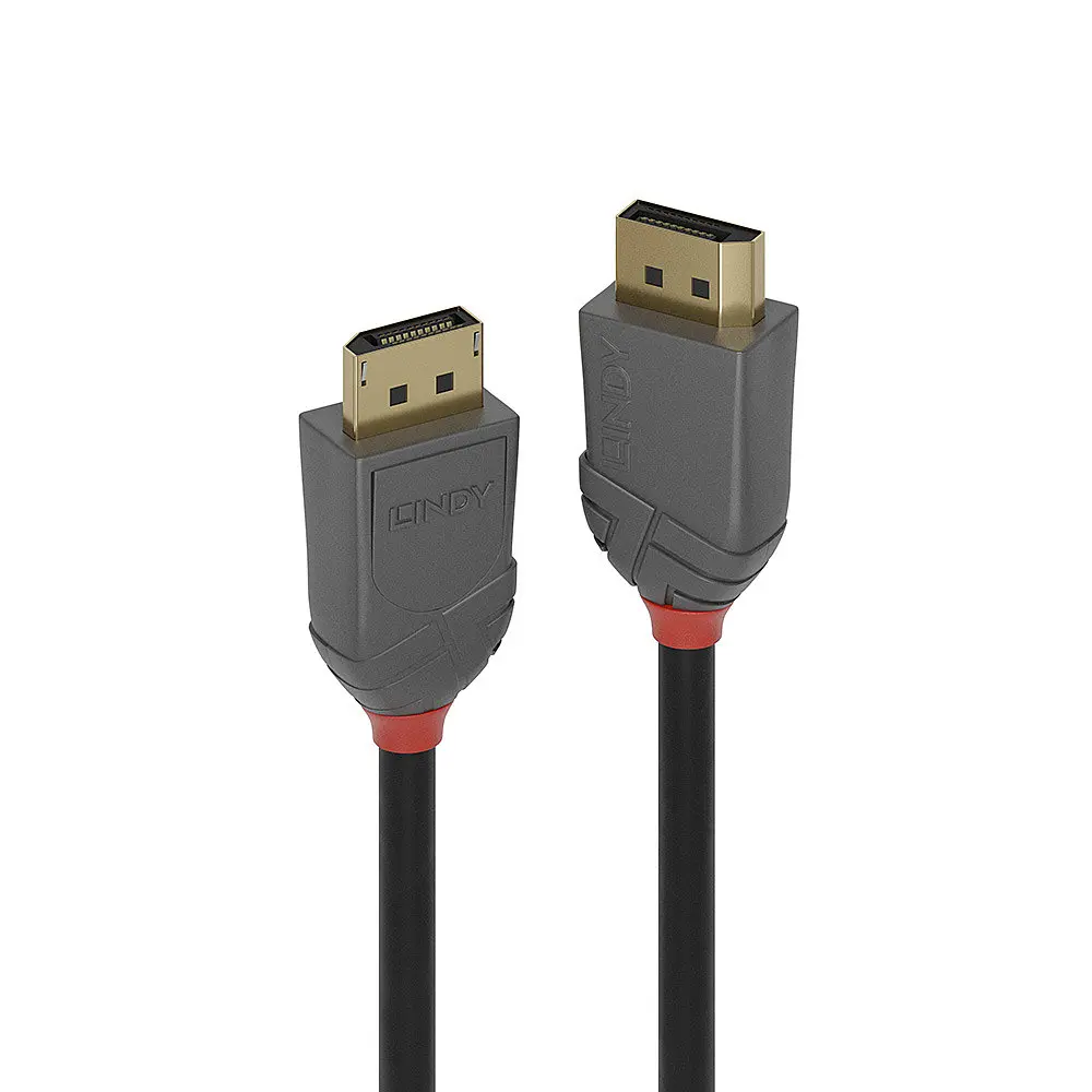 Produktfoto 1 von LINDY 36487, 15m DisplayPort 1.1 Kabel, Anthra Line