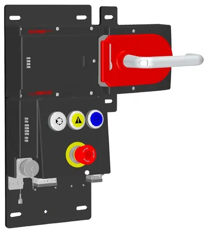 Produktfoto 1 von Euchner MGB-L2HB-PNC-R-117025, Zuhalteset+4 Bedienelementen, Push-Pull Stecker