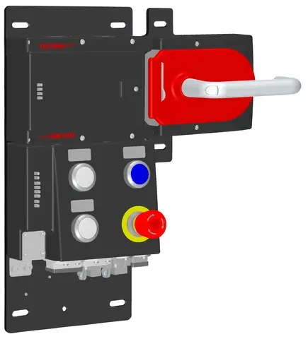 Produktfoto 1 von Euchner MGB-L2HB-PNC-R-117104, Zuhalteset+4 Bedienelementen, Push-Pull Stecker