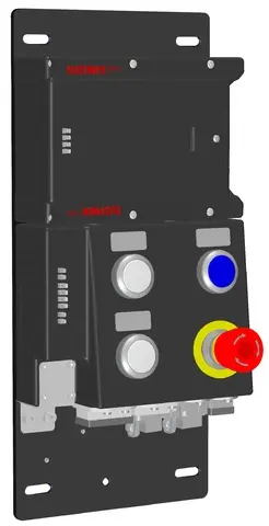Produktfoto 1 von Euchner MGB-L2B-PNC-R-117100, Auswertemodul und Busmodul+4 Bedienelementen