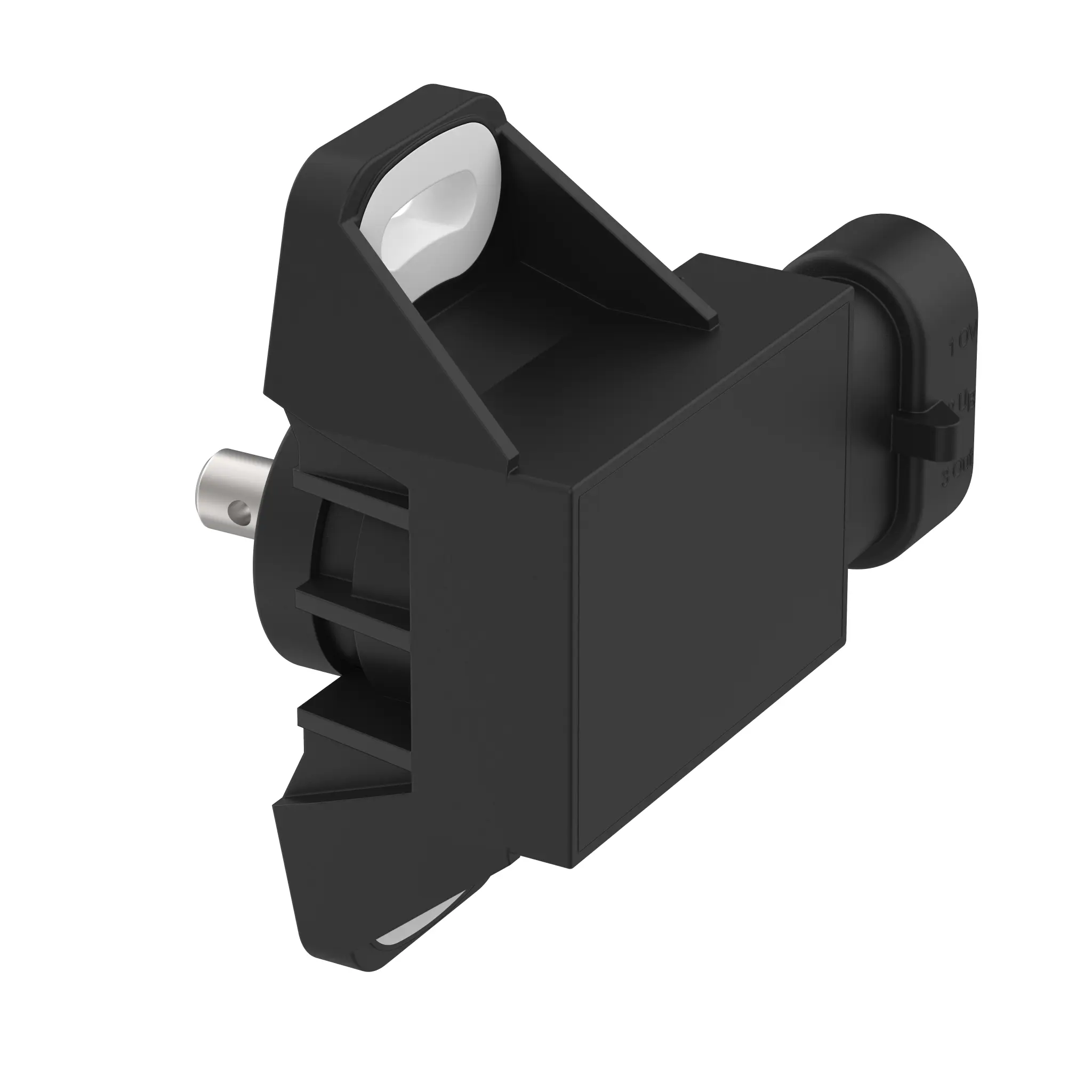 Elobau 424A00A090, Winkelsensor 90° CCW, mit Betätigungshebel, 0,5-4,5V