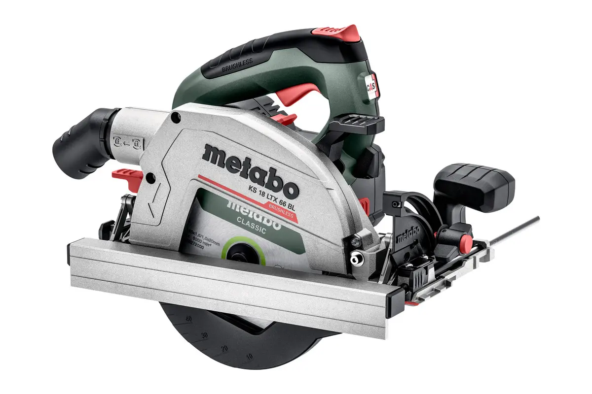 Produktfoto 1 von Metabo 611866850, Akku-Handkreissäge KS 18 LTX 66 BL ohne Akku ohne Lader im Karton