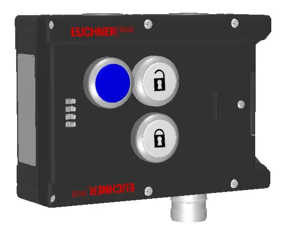 Produktfoto 1 von Euchner MGB-L1-ARA-AD3A1-S1-R-119757, Zuhaltemodul mit 3 Taster, RC18