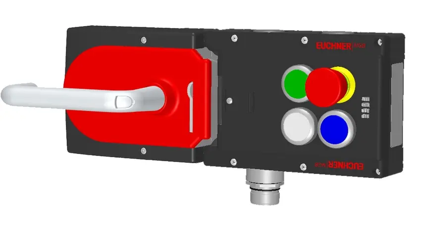 Produktfoto 1 von Euchner MGB-L1H-ARA-L-119926, Zuhalteset mit 3 Taster, Not-Halt, RC26