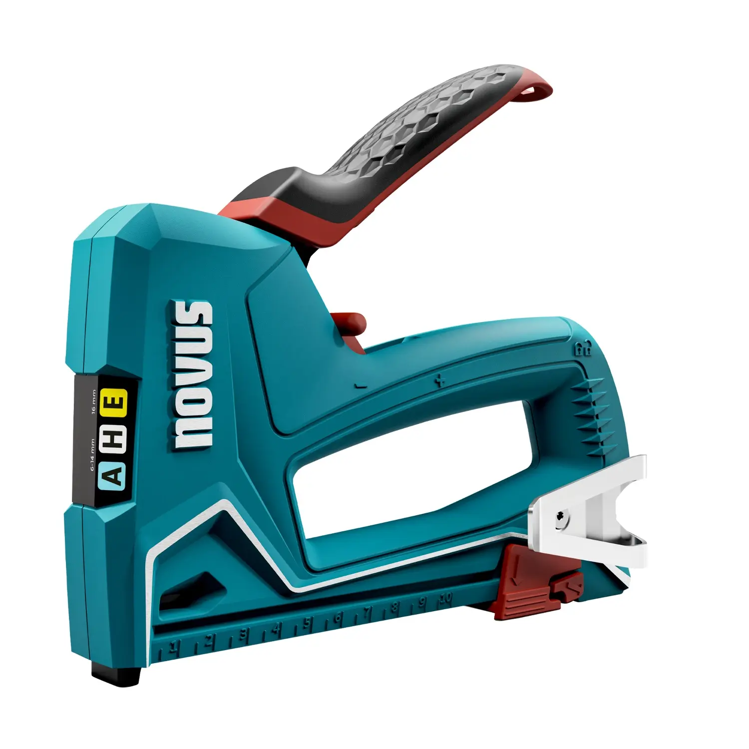 Produktfoto 1 von Novus 110096818, Handtacker J-50 f. Feindrahtklammern bis 14mm & Nägel bis 16mm