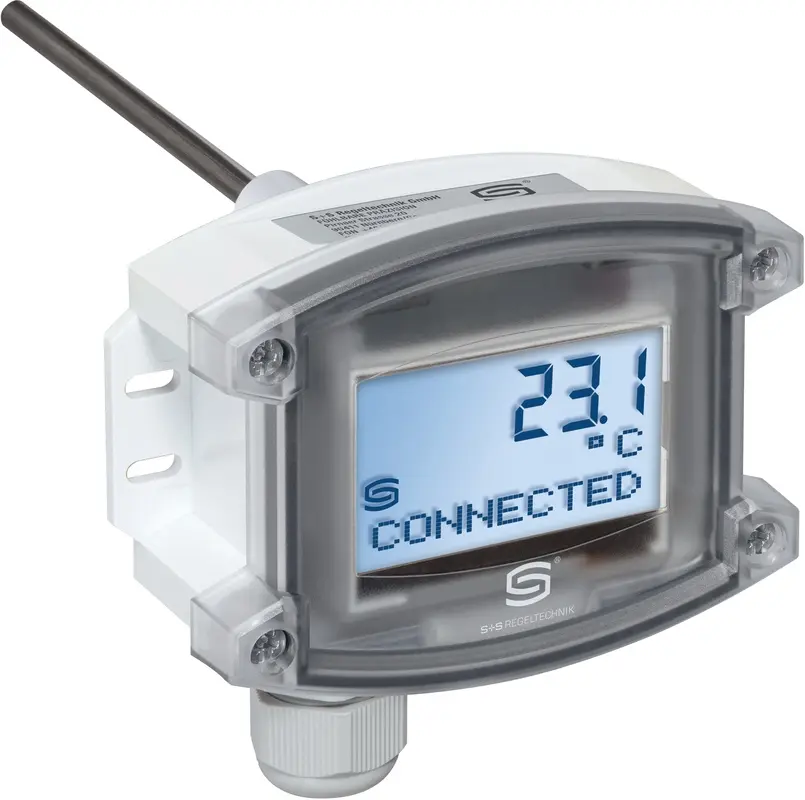Produktfoto 1 von S+S REGELTECHNIK 1101-723F-4010-000 TM65-wModbus 50MM LCD Tauch-/Einschraub
