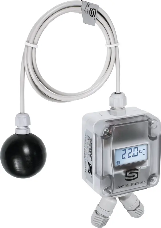 REGELTECHNIK Raumpendeltemperaturmessumformer THERMASGARD® RPTM2-Modbus LCD