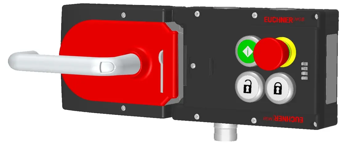 Produktfoto 1 von Euchner MGB-L2H-APA-L-110461, Zuhalteset+3 Taster, Not-Halt