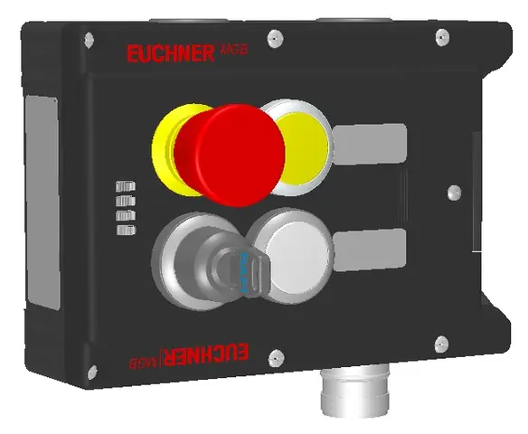Produktfoto 1 von Euchner MGB-L2-APA-AC7A1-S1-R-110523, Zuhaltemodul,+2 Taster, Not-Halt