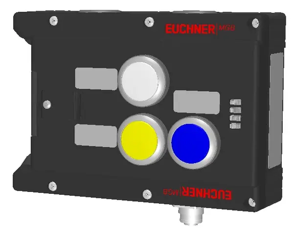 Produktfoto 1 von Euchner MGB-L2-APA-AA6A1-S3-L-110545, Zuhaltemodul,+3 Taster+Beschriftungsträger