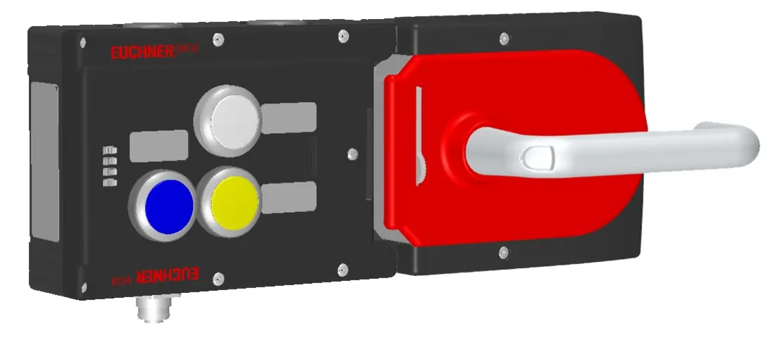 Produktfoto 1 von Euchner MGB-L2H-APA-R-110548, Zuhalteset+3 Taster+Beschriftungsträger