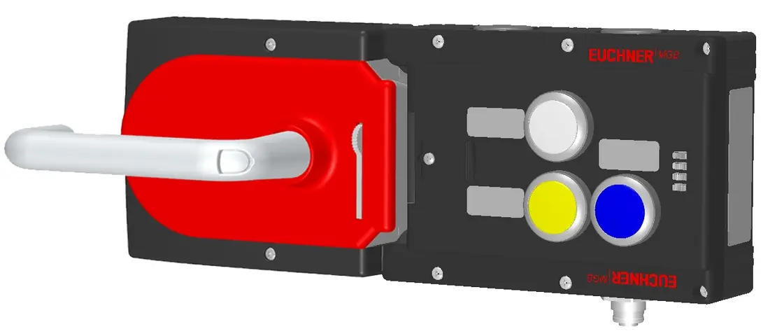 Produktfoto 1 von Euchner MGB-L2H-APA-L-110549, Zuhalteset+3 Taster+Beschriftungsträger