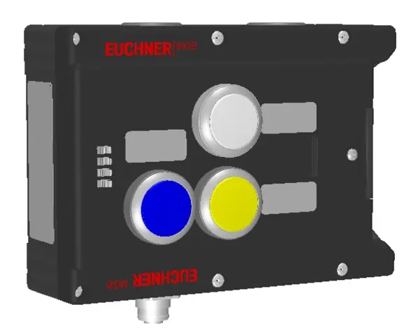 Produktfoto 1 von Euchner MGB-L1-APA-AA6A1-S3-R-110585, Zuhaltemodul+3 Taster+Beschriftungsträger