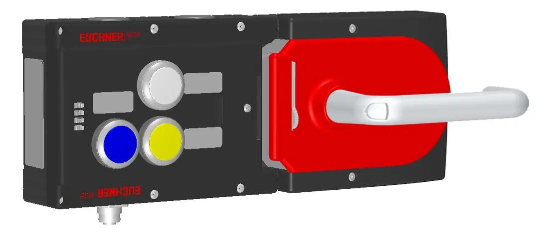 Produktfoto 1 von Euchner MGB-L1H-APA-R-110587, Zuhalteset+3 Taster+Beschriftungsträger