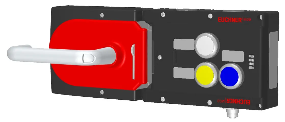Produktfoto 1 von Euchner MGB-L1H-APA-L-110588, Zuhalteset+3 Taster+Beschriftungsträger