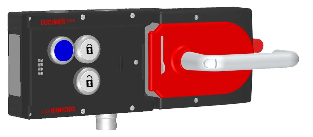 Produktfoto 1 von Euchner MGB-L2HE-ARA-R-110820, Zuhalteset (Zuhaltung durch Magnetkraft)+3 Taster