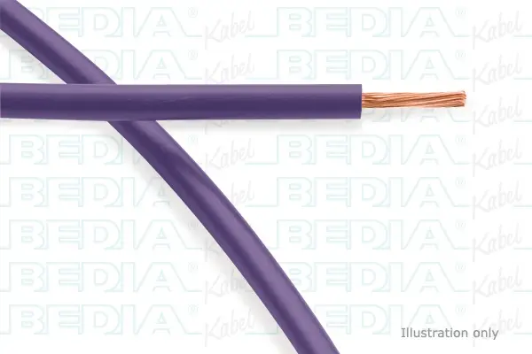 Produktfoto 1 von BEDIA 1121604, PVC-Fahrzeugleitung mit dünnwandiger Isolierung FLRY-B 6.00 mm² vt (105°C)