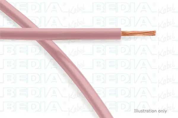 BEDIA 1121610, PVC-Fahrzeugleitung mit dünnwandiger Isolierung FLRY-B 6.00 mm² pk (105°C)
