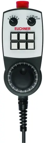 Produktfoto 1 von Euchner HBM-111711, Handbediengerät HBM, NOT-HALT-Einrichtung, Drucktaster
