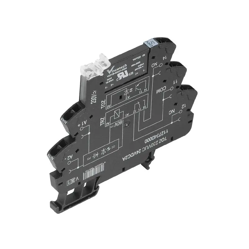 Produktfoto 1 von WEIDMÜLLER TOZ 24-230VUC 230VAC1A, TERMSERIES, Halbleiterrelais, P/n: 1127620000