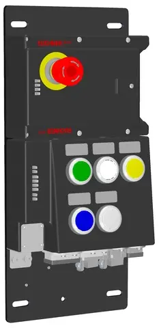 Produktfoto 1 von Euchner MGB-L2B-PNA-R-113133, Auswertemodul+Busmodul+6 Bedien-/Anzeigeelemente