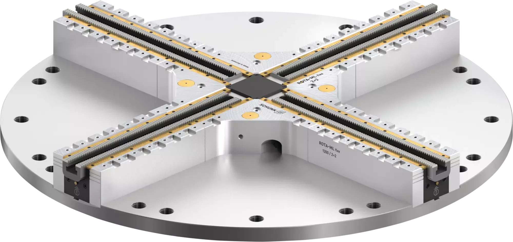 Produktfoto 1 von SCHUNK ROTA-ML flex 2+2 1200 M2, Flexibles 4-Backen-Ausgleichsfutter