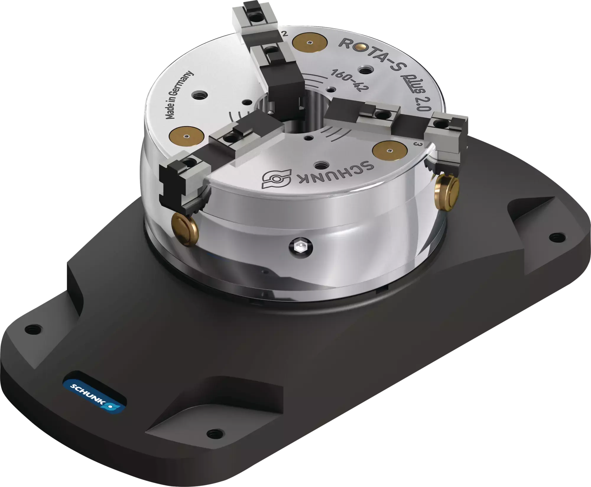 Produktfoto 1 von SCHUNK PAL ROTA-S plus 2.0 160-2, Spannpaletten mit Spannmittel