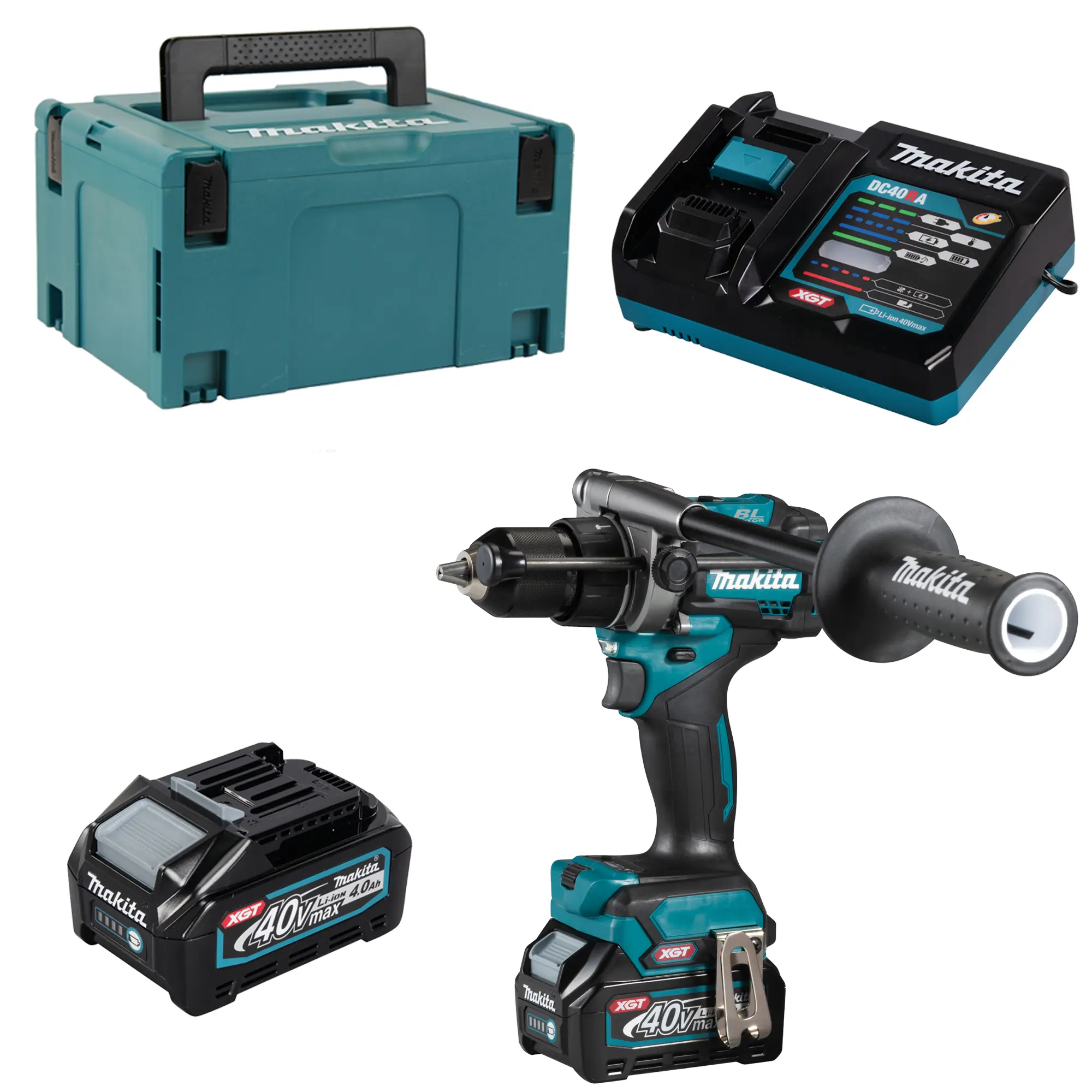 Produktfoto 1 von Makita HP001GD201, Akku-Schlagbohrschrauber 40V