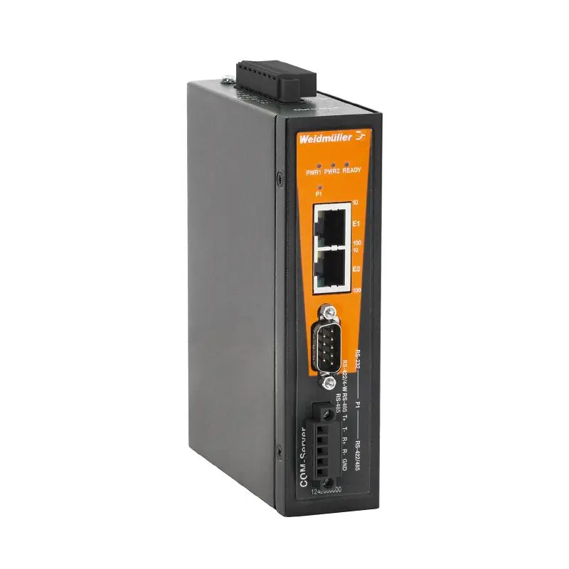 Produktfoto 1 von WEIDMÜLLER IE-CS-2TX-1RS232/485, Seriell / Ethernet Konverter, P/n: 1242080000
