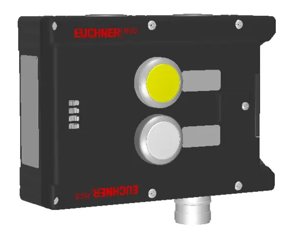 Produktfoto 1 von Euchner MGB-L1-ARA-AA8A1-S1-R-111653, Zuhaltemodul+2 Taster+Beschriftungsträger