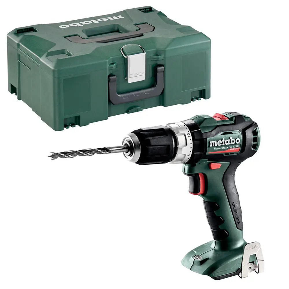Produktfoto 1 von Metabo 601077840, Akku-Schlagbohrschrauber PowerMaxx SB12BL ohne Akku ohne Lader im MetaLoc